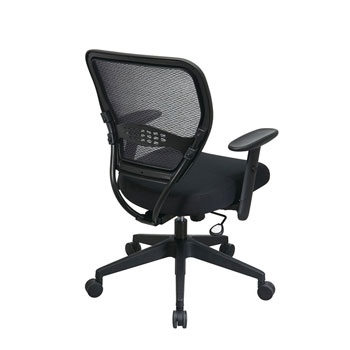 Professional Black AirGrid® Back Managers Chair, back view