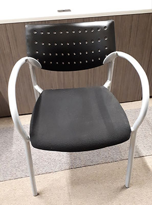 Used Keilhauer Stackable Chair, front view