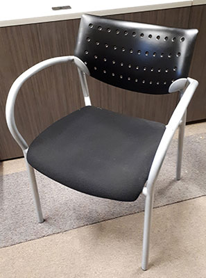 Used Keilhauer Stackable Chair, side view