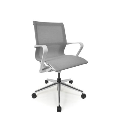 C4 Mesh White Office Seating, Icon Chair, North York, Toronto GTA