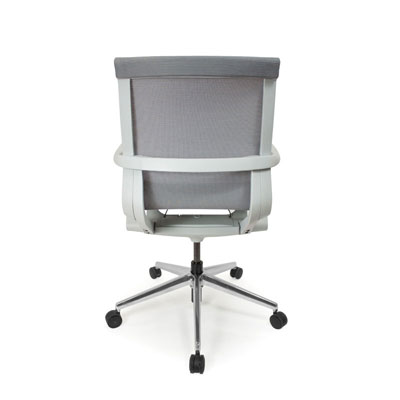C4 Mesh White Office Seating, Icon Chair back, North York, Toronto GTA