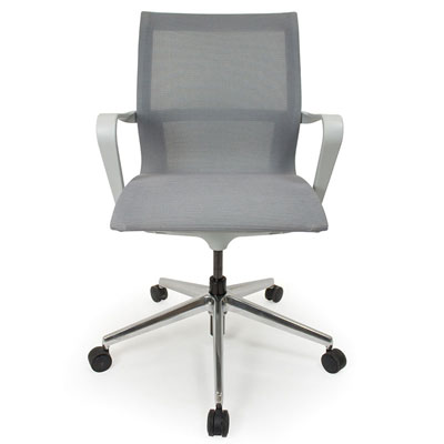 C4 Mesh White Office Seating, Icon Chair front, North York, Toronto GTA