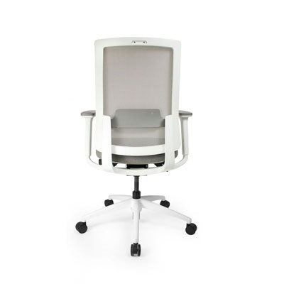 Q2 Mesh White Office Seating, Icon Chair back, North York, Toronto GTA