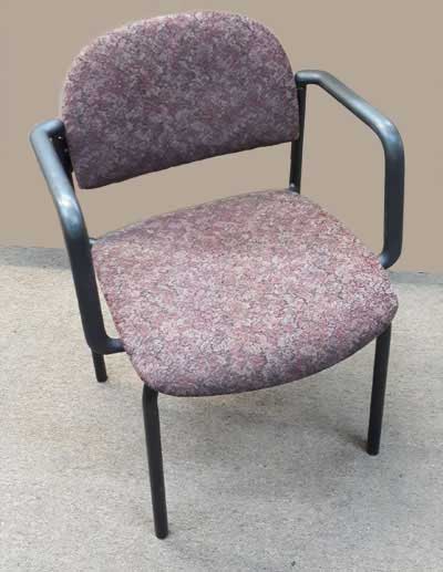 Used Stackable Chair Cushioned, Barrys Office Furniture, North York, Toronto GTA
