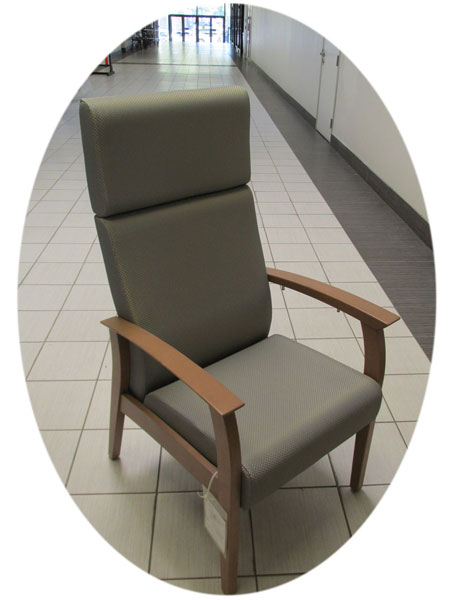 Patient High Flex Split Back Armchair, Used health care chairs, Toronto GTA