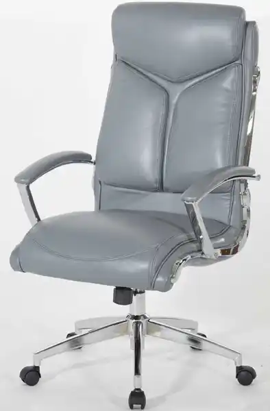 Faux Leqather - Executive Chair Charcoal Grey