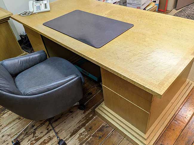 Leif Jacobsen Birdseye Maple Desk