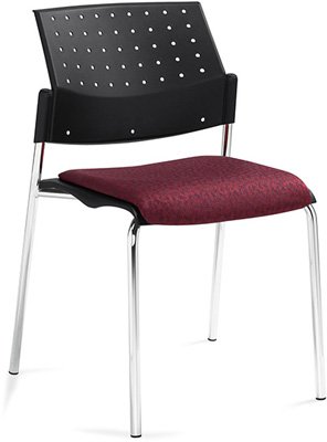 Sonic™ Armless Stacking Chair, Polypropylene Seat & Back, Global, North York, Toronto GTA