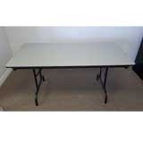 Used Laminate Folding Table Gray 