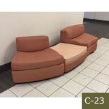 Curved Lounge Chairs with Table 