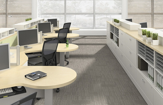 Cluster WZ-104, Office Desk and Workstations, North York, Toronto