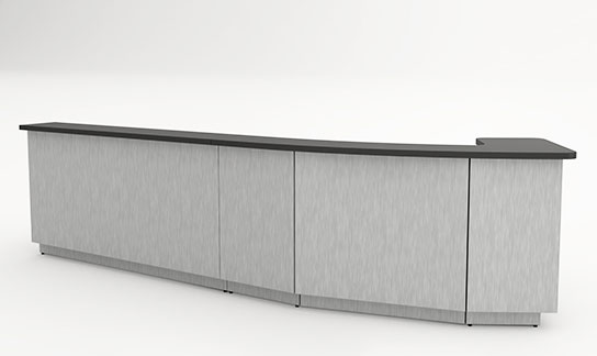 Custom Reception, Gallery Desk