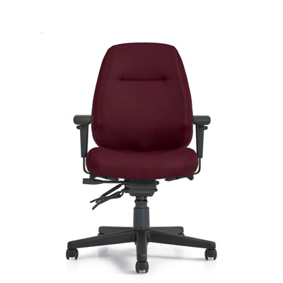 Full-Time MVL2900. Medium Back Multi-Tilter Ergonomic Chair, front