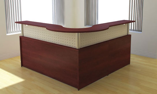  L Metal Divider Reception, IOF Desk