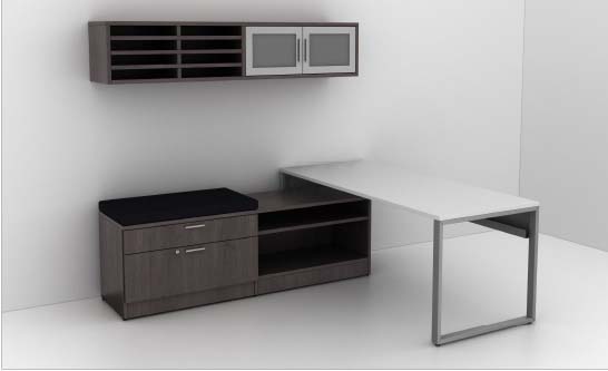 Metal Modesty L Shape, Barrys Office Furniture, North York, Toronto GTA
