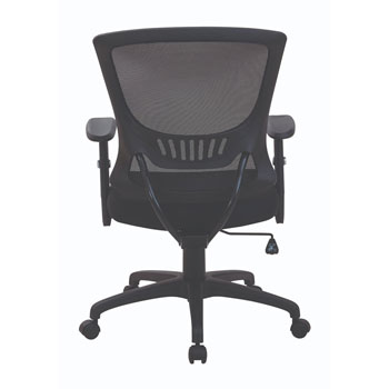 Mesh Back & Seat Locking Tilt Task Chair, back view