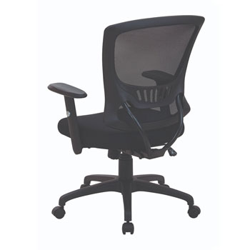 Mesh Back & Seat Locking Tilt Task Chair, side back view