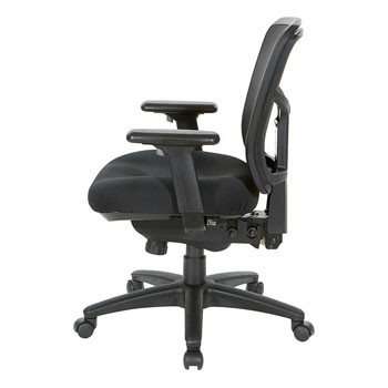 ProGrid® Back Mid Back Managers Chair, side view