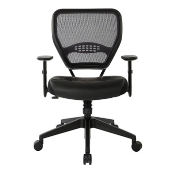 Professional Dark AirGrid® Managers Chair, front view