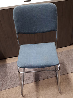Used KEY Stackable Chair, front view