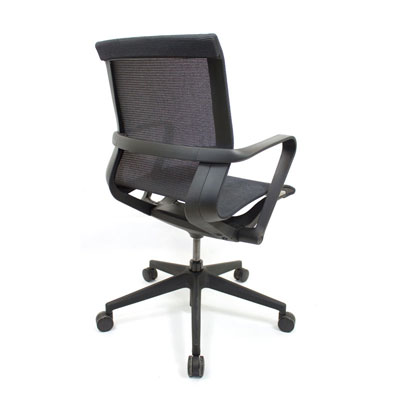 C4 Mesh Black Office Seating, Icon Chair side back, North York, Toronto GTA