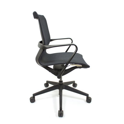 C4 Mesh Black Office Seating, Icon Chair side, North York, Toronto GTA