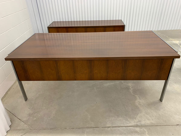 Leif Jacobsen rosewood desk with Credenza for movie rental in the Greater Toronto Area