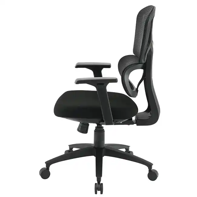 WorkSmart Mesh Back Manager's Chair EM98958-3 Side View