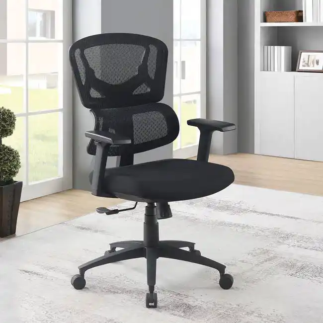 WorkSmart Mesh Back Manager's Chair EM98958-3 in office setting