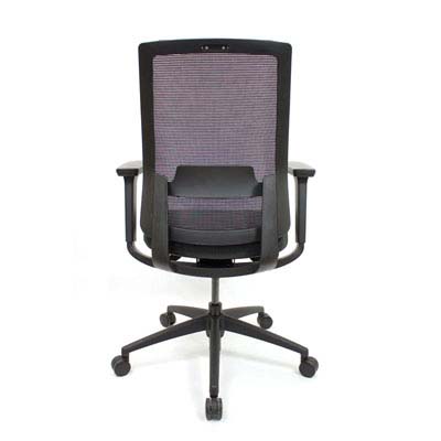 Q2 Mesh Black Office Seating, Icon Chair back,  North York, Toronto GTA