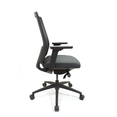 Q2 Mesh Black Office Seating, Icon Chair side North York, Toronto GTA