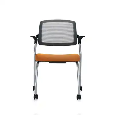 Spritz Flip Seat Nesting Armchair, Casters (6765C), Global Gest Chair.