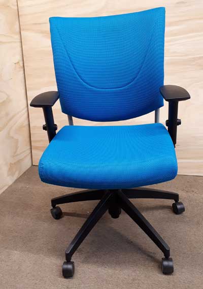 Used Graphic Upholstered Posture Back Chair, Office Furniture North York