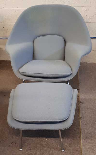 Womb Chair with Ottoman