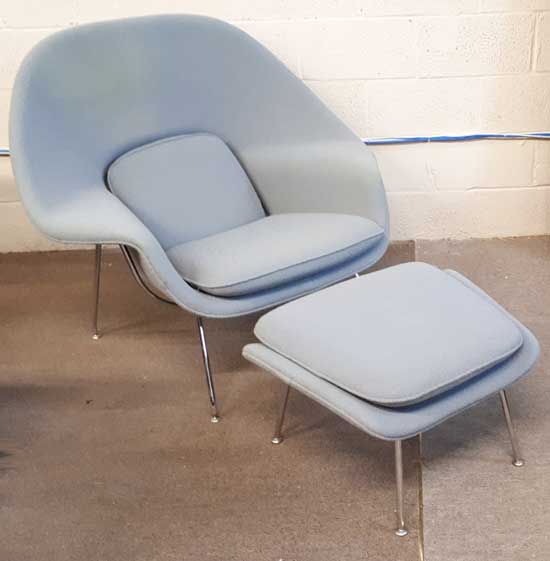 Womb Chair with Ottoman