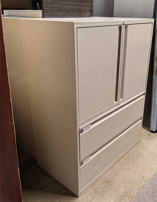 Used 2 Lateral Files with Storage, Office Furniture North York