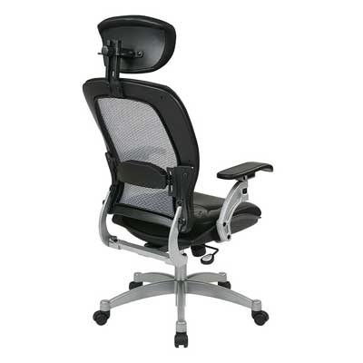 Professional Light AirGrid Back Chair - 36806, back view