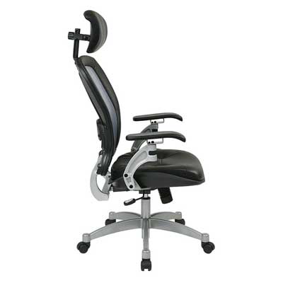 Professional Light AirGrid Back Chair - 36806, side view