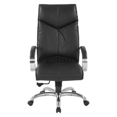 Deluxe High Back Black Chair - 8200, front view