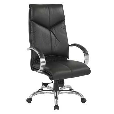 Deluxe High Back Black Chair - 8200