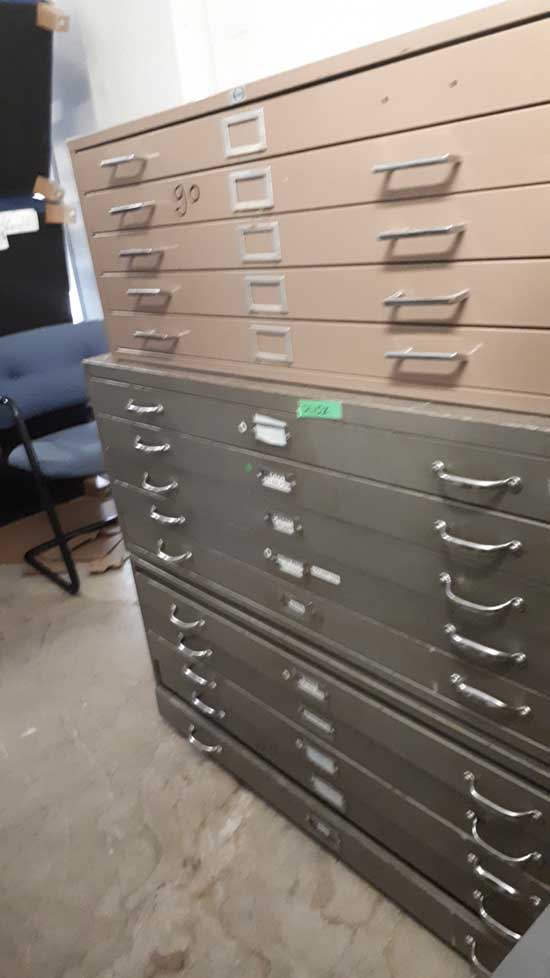 Used Blue Print Cabinets
