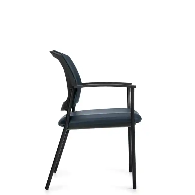 Kompanion Upholstered Seat &amp; Back Guest Chair - MVL2819, side view