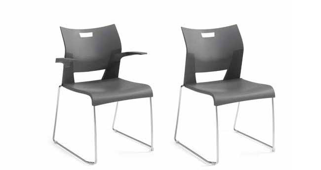 Due Armless Chair, 6620 & 6621