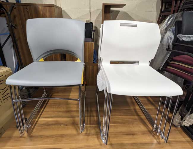 Global Duet Armless Stacking Chair