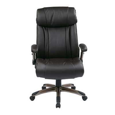 Executive Bonded Leather Chair - ECH38615A-EC1, front view