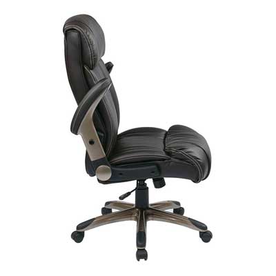 Executive Bonded Leather Chair - ECH38615A-EC1, side view
