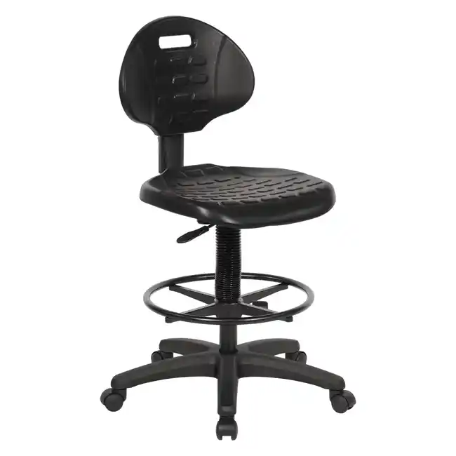 Drafting Chair with Adjustable Black Footrest - KH540