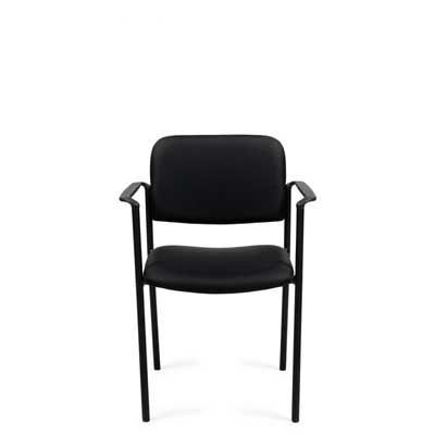 Minto MVL2747 Low Back Stacking Armchair, front view