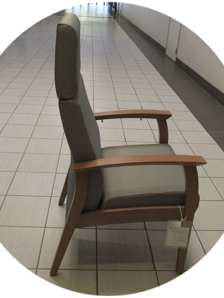 Patient High Flex Split Back Armchair, Used health care chairs, Toronto GTA