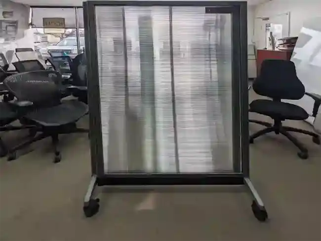 Polycarbonate Folding Portable Partition extended